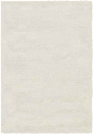 Rennes Solid and Border Cream Area Rug