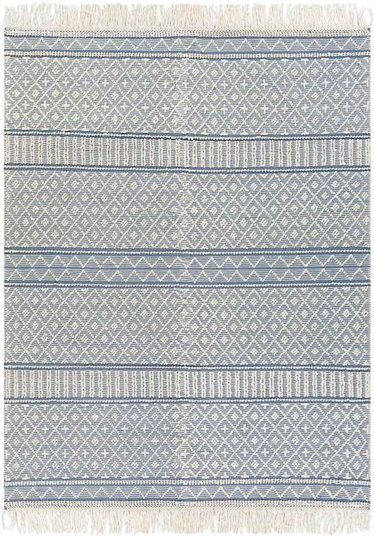 Tours Cottage Denim Area Rug