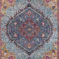 Cannes Traditional Dark Blue Area Rug