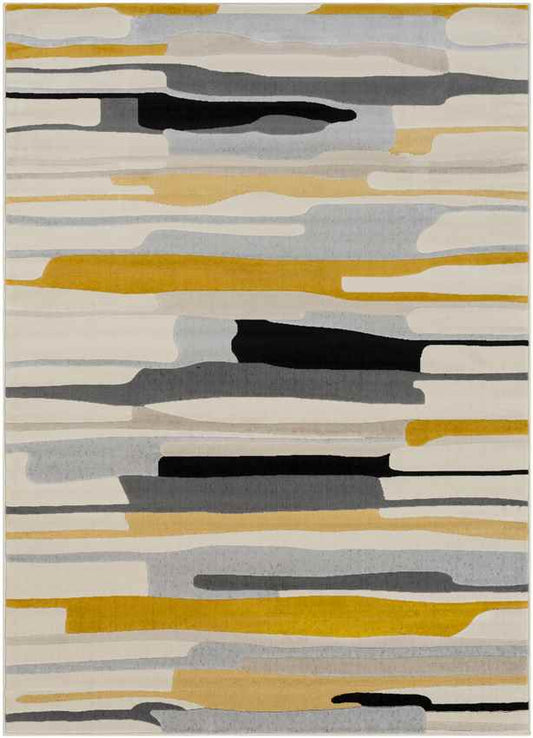 Lorient Modern Mustard/Ivory Area Rug