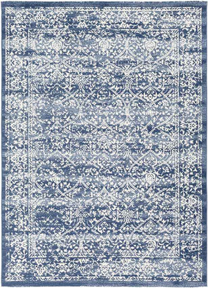 Beauvais Traditional Navy Area Rug
