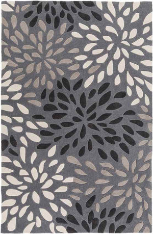Evry Transitional Charcoal Area Rug