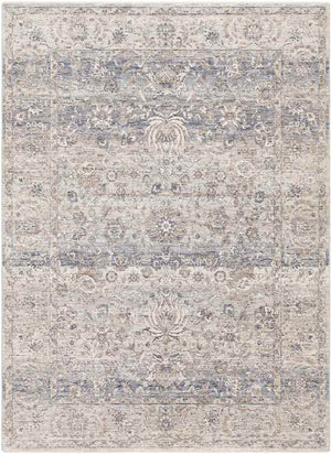 Grasse Traditional Navy Area Rug
