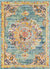 Puteaux Traditional Teal Area Rug
