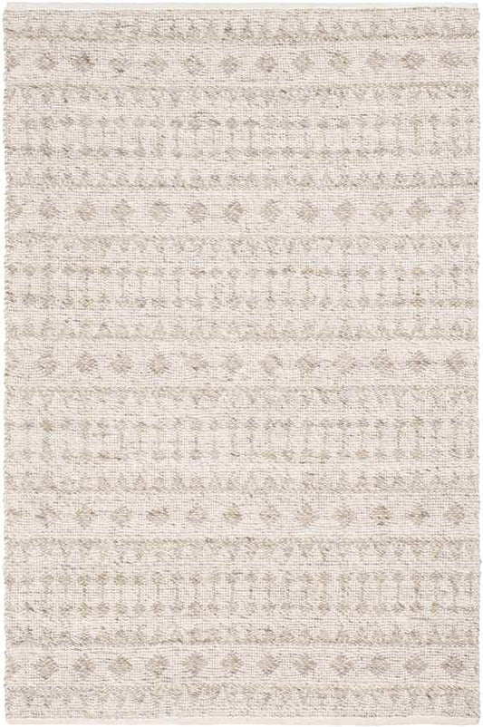 Compiegne Modern Metallic Silver Area Rug