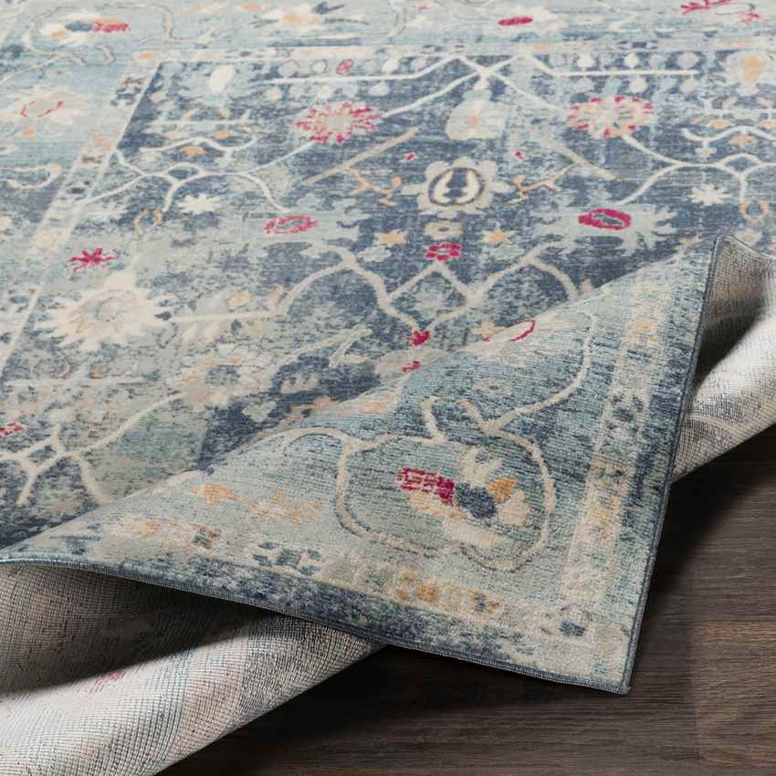 Le Gosier Traditional Navy Area Rug
