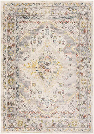 Var Traditional Taupe Area Rug