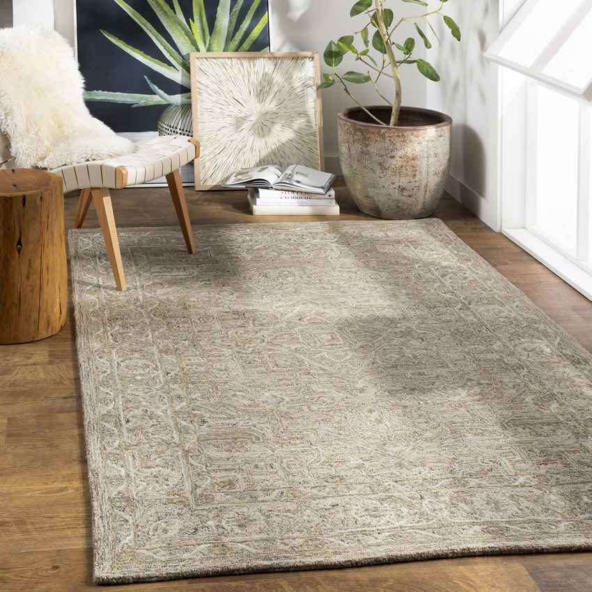 Ardennes Traditional Sage Area Rug