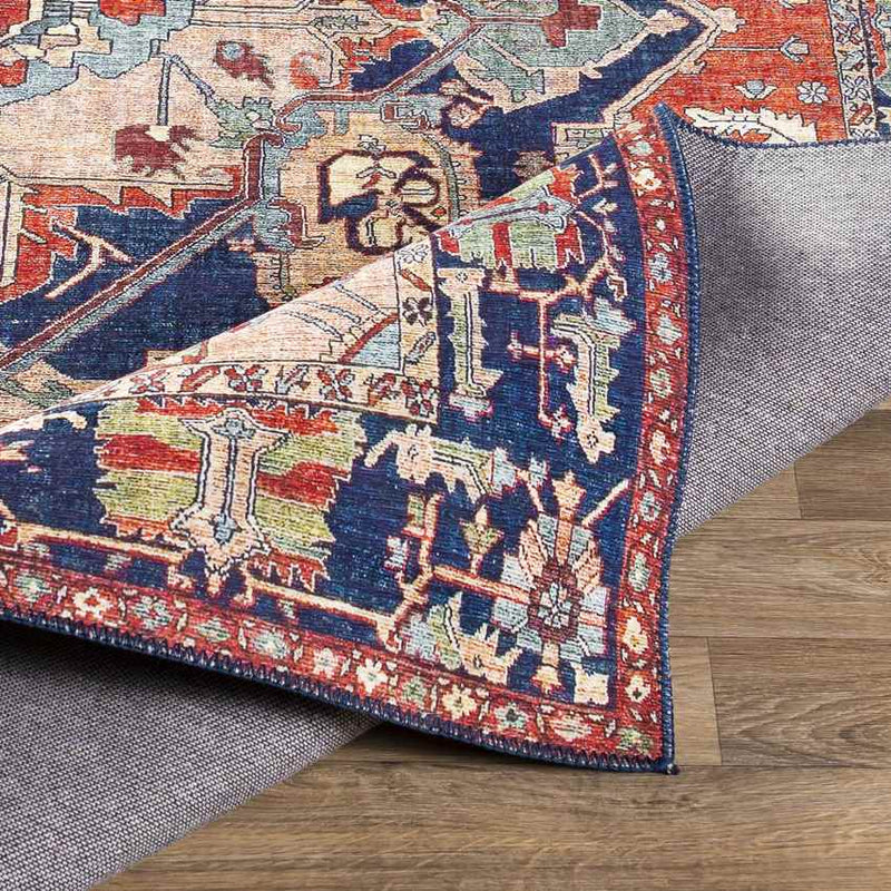 Vosges Traditional Bright Red Rug - Vibrant & Classic