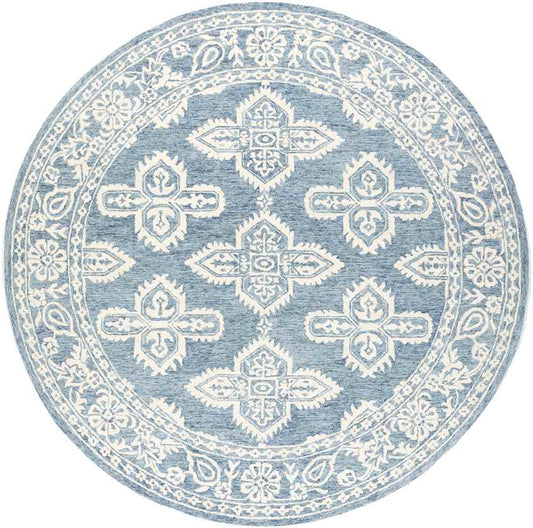 Lecce Global Pale Blue Area Rug