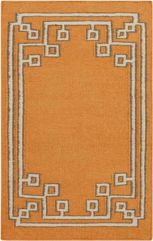 Adrian Modern Orange Area Rug