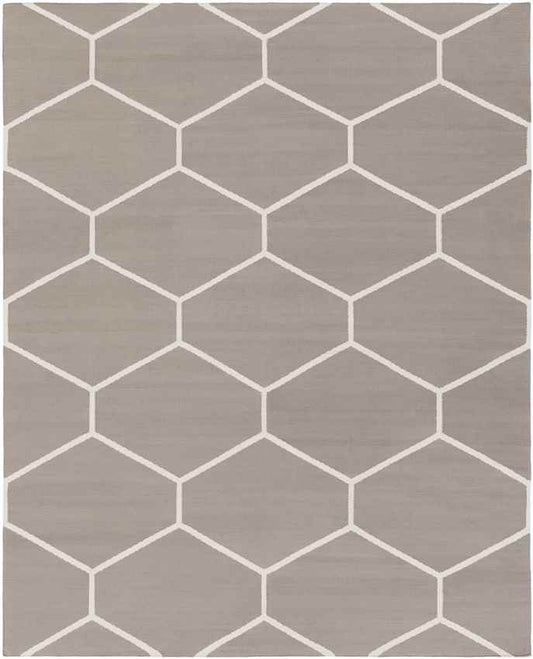 Arvada Modern Taupe/White Area Rug