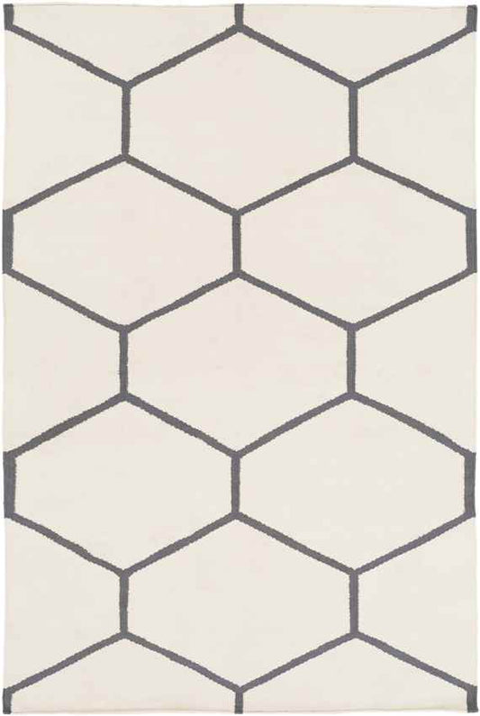 Arvada Modern Gray/Ivory Area Rug