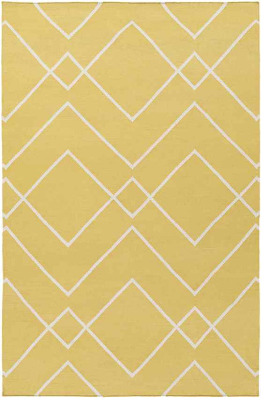 Arvin Modern White/Gold Area Rug