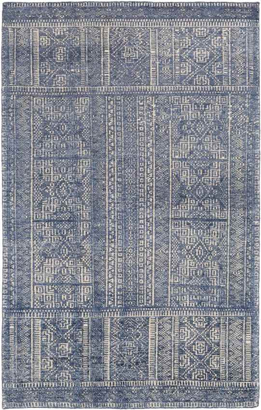Jaimie Traditional Dark Blue Area Rug