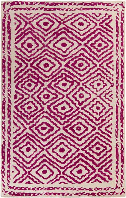 Ashland Modern Pink/Beige Area Rug