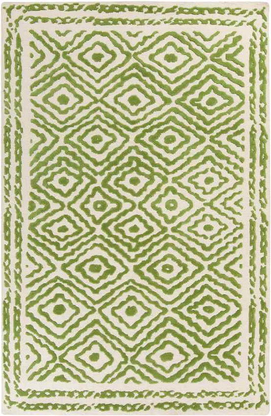 Ashland Modern Dark Green Area Rug
