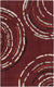 Atlantis Modern Garnet/Black Area Rug