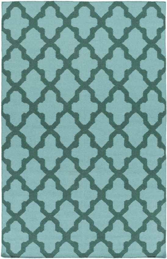 Woold Modern Light Blue Area Rug