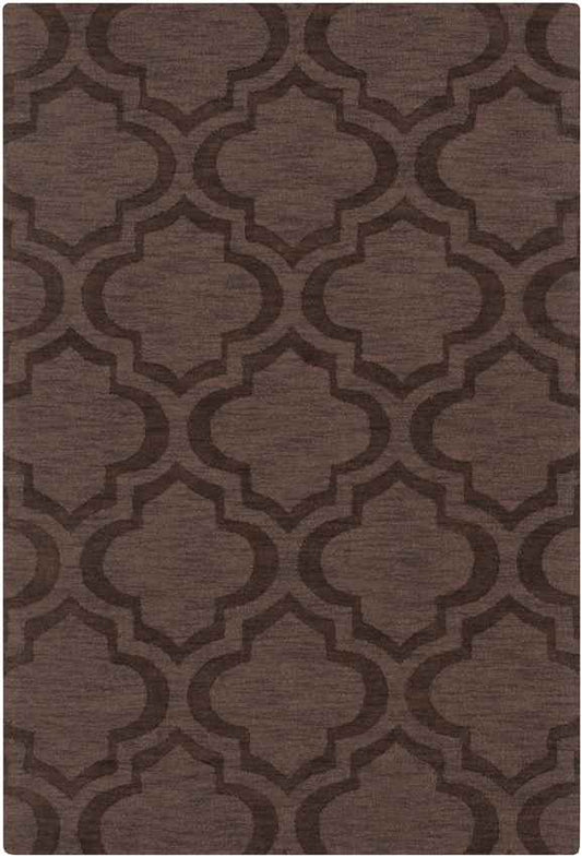 Bergerac Modern Dark Brown Area Rug