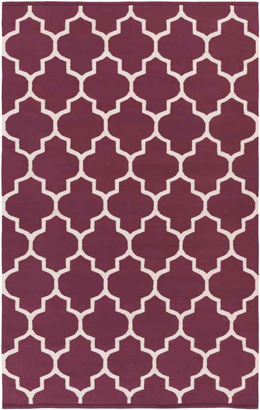 Zelhem Modern Purple Area Rug