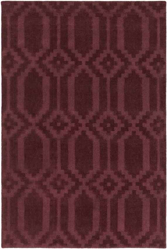 Audric Modern Burgundy Area Rug