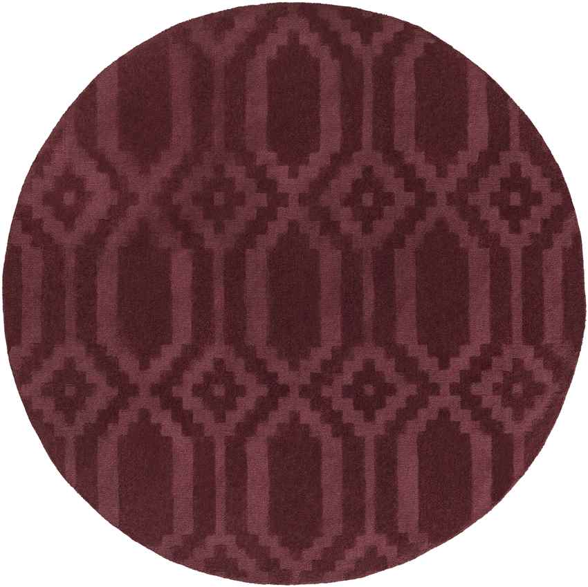 Audric Modern Burgundy Area Rug