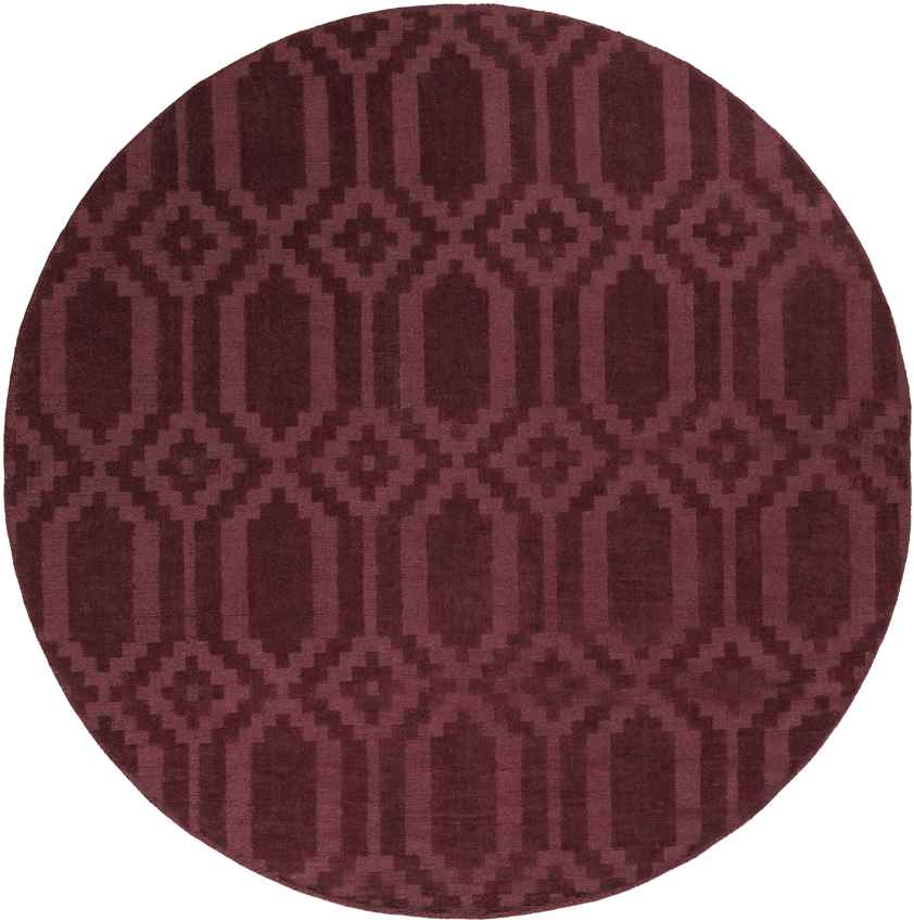 Audric Modern Burgundy Area Rug
