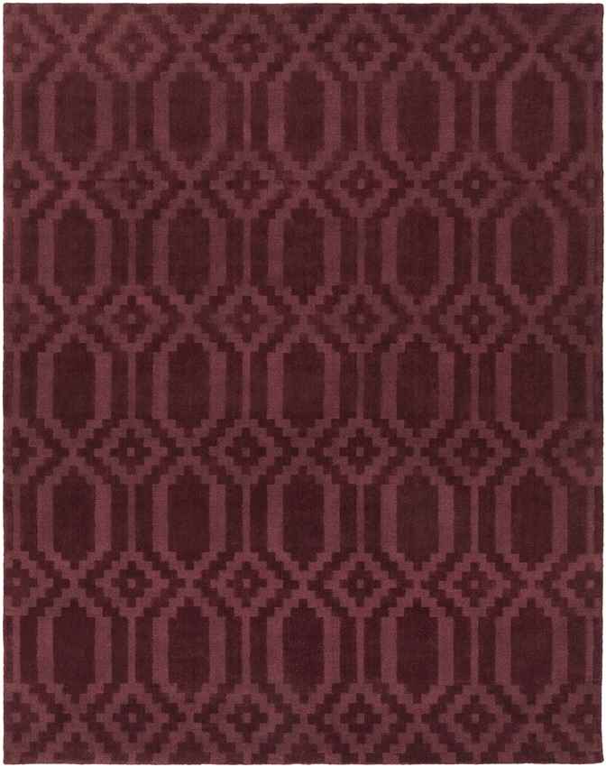 Audric Modern Burgundy Area Rug