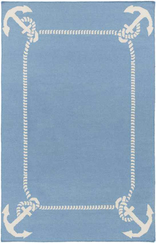 Blountsville Coastal Blue Area Rug