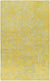 Boligee Traditional Yellow Area Rug