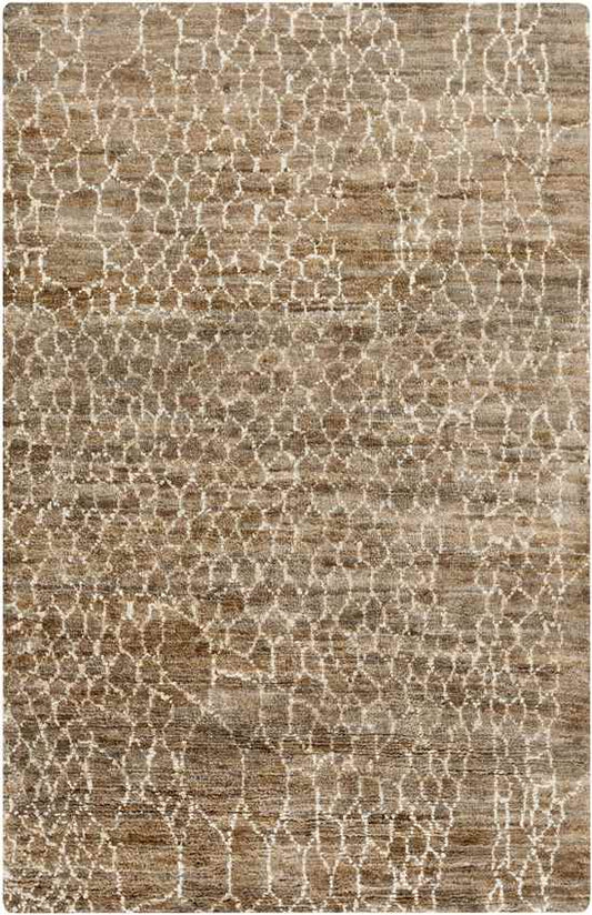 Laron Modern Dark Brown Area Rug