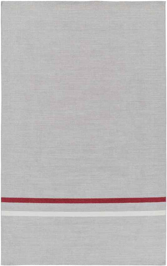 Clewiston Modern Dark Red Area Rug
