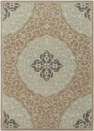 Vosseberg Traditional Gray/Brow Area Rug