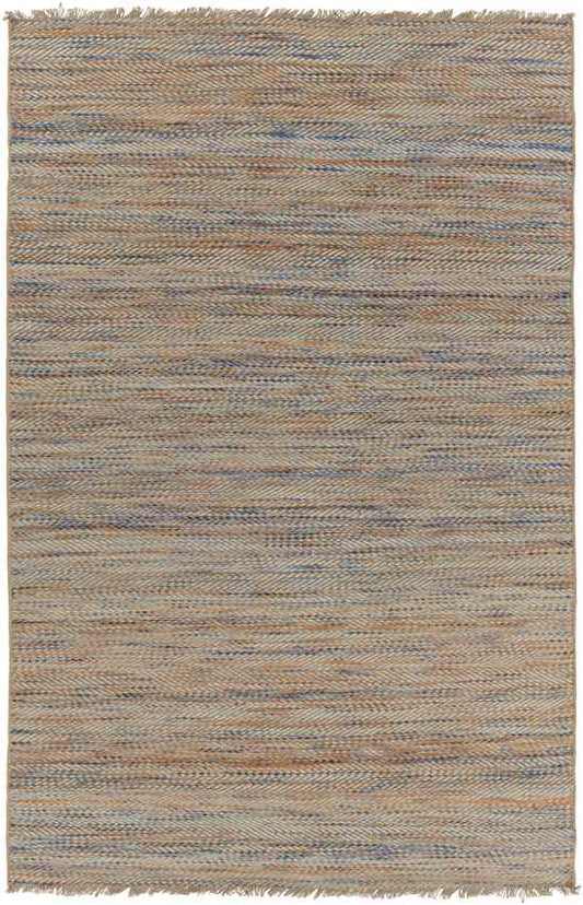 Crawfordsville Global Bright Blue/Sky Blue Area Rug