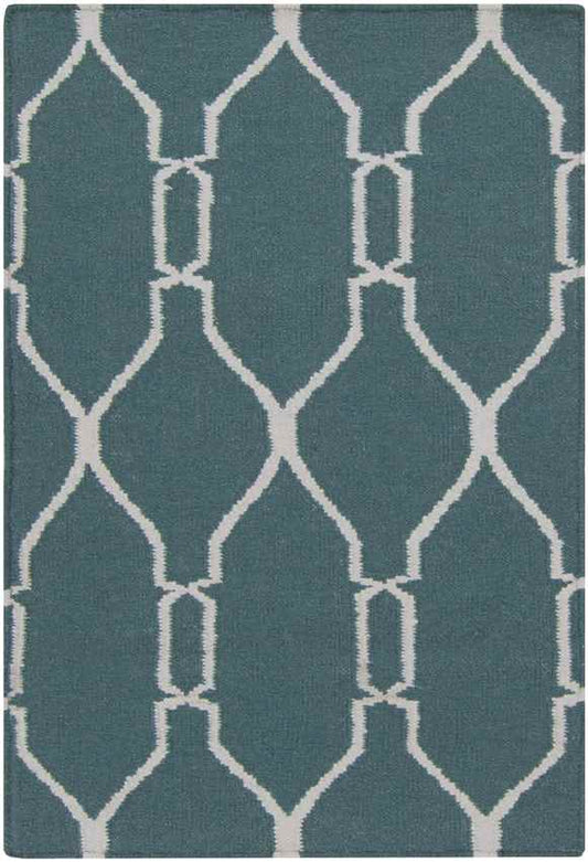 Hendon Modern Peacock Green Area Rug