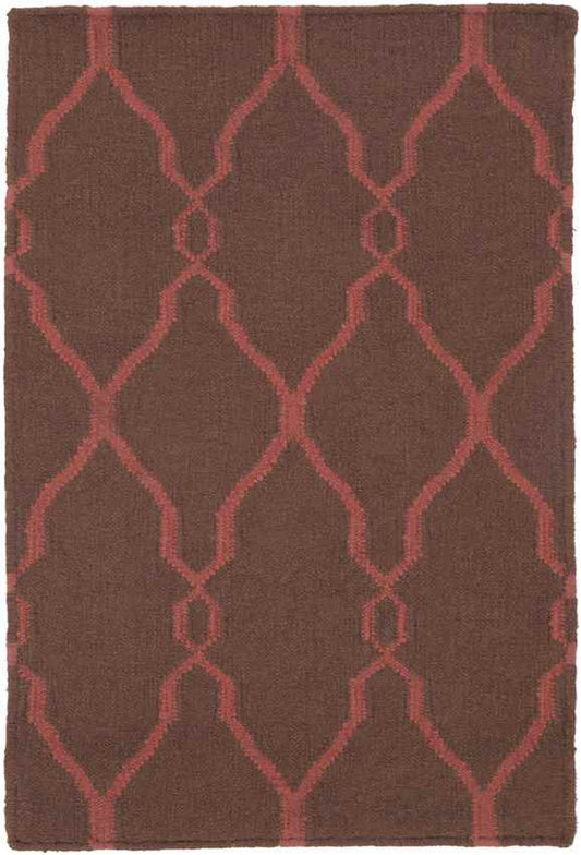 Hendon Modern Brown/Rust Area Rug
