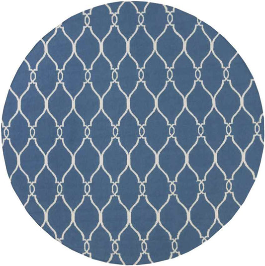 Hendon Modern Blue/Ivory Area Rug