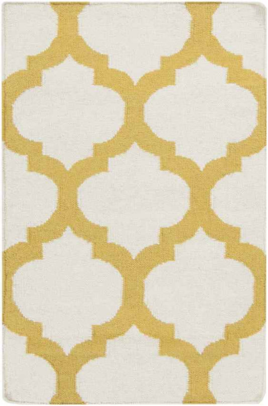 Wigton Cottage Ivory/Yellow Area Rug