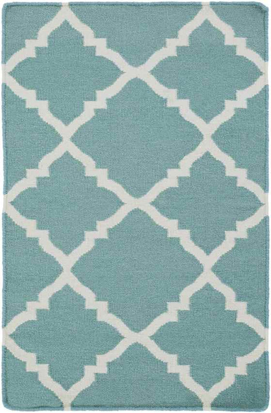 Selwerd Modern Aqua Area Rug