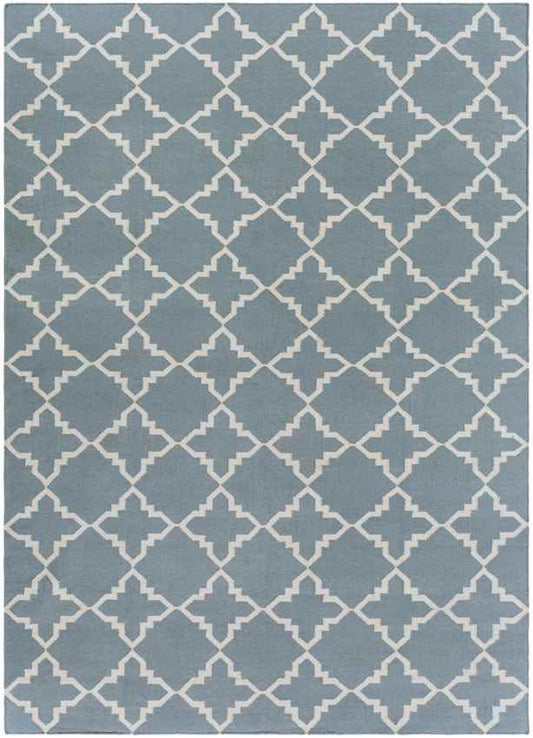 Selwerd Modern Stone Blue Area Rug