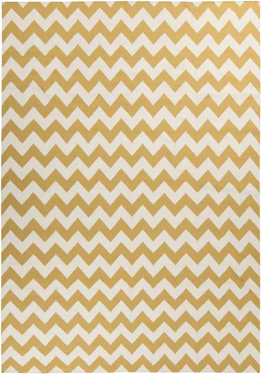 Emanuel Modern White/Yellow Area Rug