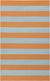 Nathaly Modern Orange/Pale Blue Area Rug
