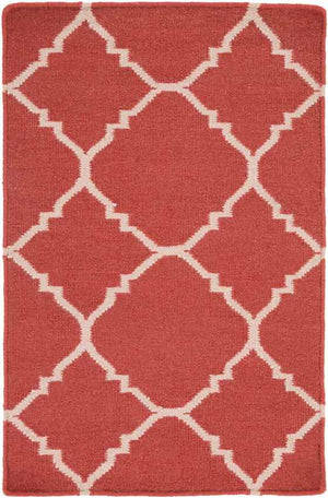 Selwerd Transitional Red/Ivory Area Rug