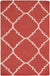 Selwerd Modern Red/Ivory Area Rug