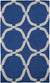 Exeter Modern Navy/White Area Rug