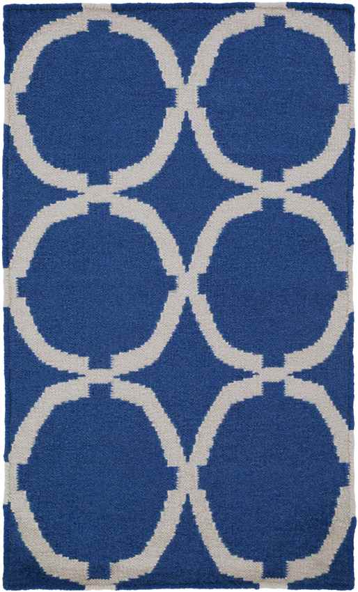 Exeter Modern Navy/White Area Rug