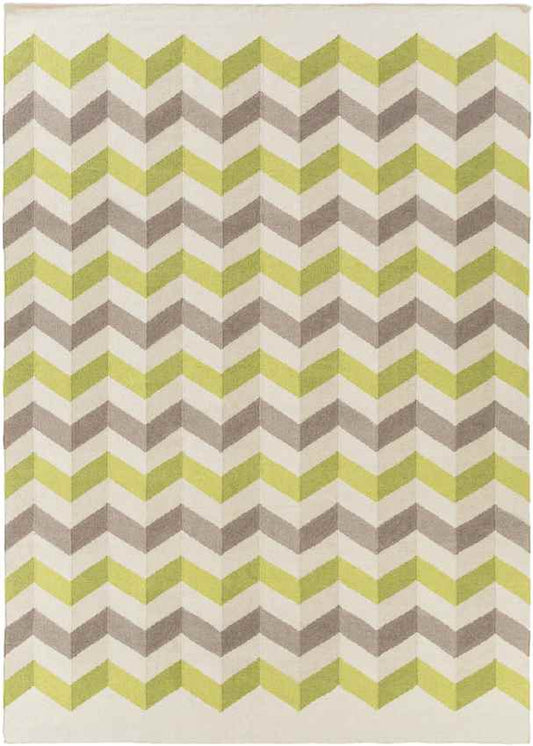 Fayetteville Modern Green/Beige/Gray Area Rug
