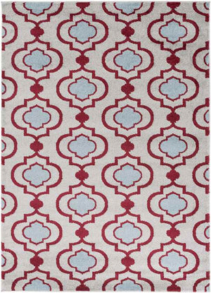 Epernay Transitional Dark Red Area Rug