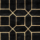 Hadleigh Modern Black/Gold Area Rug